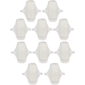 KESYOO Cloth Menstrual Pads Reusable Panty Liners 10Pcs Reusable Menstrual Pads Washable Cotton Pads Napkins with Wings Regular Pads Panties Liners Period Cotton Pads Reusable Period