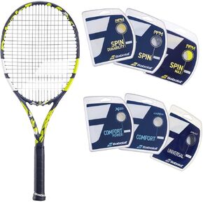 Babolat Evo Aero Tennis Racquet (Yellow) Strung with Your Choice of String