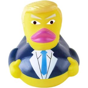 Donald Trump Rubber Ducks for Kids, Jeeps, 4 Inch Bath Rubber Duck Toy for Baby Shower, Family Party, Pool Funny Decoration, Squeak Rubber Duckies Merchandise, 2024 Flag Election, Birthday Gift