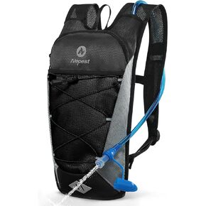 Hydration Backpack with 2L Water Bladder for Cycling, Water Backpack for Hiking Running, Lightweight Hydration Pack