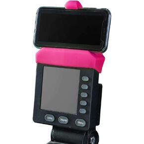 Vapor Fitness Phone Holder Made for PM5 Monitors of Concept 2 Rower, SkiErg and BikeErg - Silicone Smartphone Cradle Compatible with Concept 2 Rowing Machine. Ideal Rower Accessories
