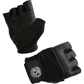 Gym Gloves Black with Wrist Closure for Man & Women, Padded Workout Crossfit, Weightlifting,Biking.