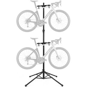ROCKBROS 2 Bicycle Storage Rack Indoor Adjustable Bike Rack Gravity Wall Vertical Bike Stand 68.11-110.2In For Road, MTB and Hybrid Bicycles