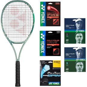 Yonex Percept 100D Tennis Racquet (Olive Green) - Strung with Your Choice of 125-Gauge String