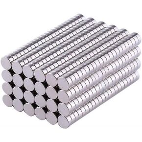 200 pcs 5x1mm Office Magnets Whiteboard Magnets Refrigerator Magnets Fridge Magnet