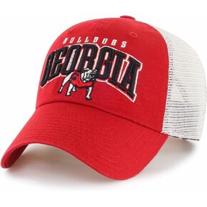 Officially Licensed University Georgia Hat Adjustable Bulldogs Relaxed Fit Mesh Trucker Cap (Multicolor)