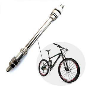 Bicycle Axle Bike Axle Bike Hub Mountain Bike Axle Bicycle Multiple Speed Rear Hub Axle Bicycle Wheel Hub Axle Metal Bike Axle Bicycle Axle Quick Release Rear Solid Shaft Lever