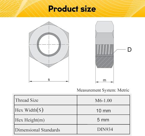 200pcs M3-0.5 Hex Nut, 304 Stainless Steel, M3 x 0.5mm Tiny Nuts Fasteners, Hex Drive, Metric, Right Hand, Small Replacement Nut with Plastic Case in Saudi Arabia