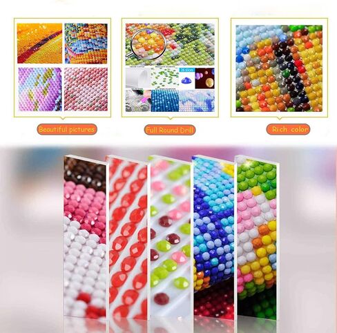 5D Halloween Diamond Painting Kits for Adults Beginners,Jack and Sally Love Flower Diamond Art Kit,DIY Full Round Drill Diamond Dot Gem Art Kits for Adults,Home Wall Decor 13.78x13.78 Inch in Saudi Arabia