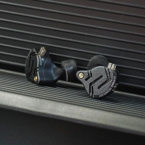 KZ ZS10 Pro Noise Cancelling Monitor Headphones,4BA+1DD 5 Driver in-Ear HiFi Metal Earphones with Stainless Steel Faceplate, 2 Pin Detachable Cable(Meteor Blue, without Mic) in Kuwait