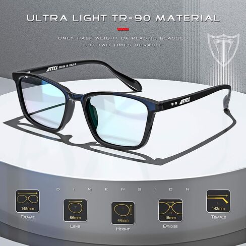ATTCL Unisex Blue Light Blocking Glasses for Women Men Anti Blue Ray Computer Game Glasses in Saudi Arabia