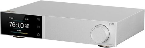 Topping D70 Pro OCTO Fully Balanced DAC: 8X CS43198 XMOS XU316 DSD512 PCM768kHz DAC, Bluetooth5.1 LDAC, USB/AES/BT/Optical/Coaxial Input DA Converters, Home Audio DAC Support Aurora UI/FFT/VU (Black) in Saudi Arabia