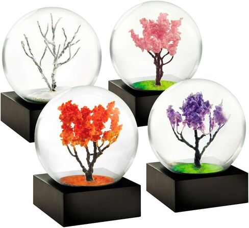 مجموعة ميني سيزونز مكونة من 4 كرات سنو جلوب من CoolSnowGlobes® in Kuwait