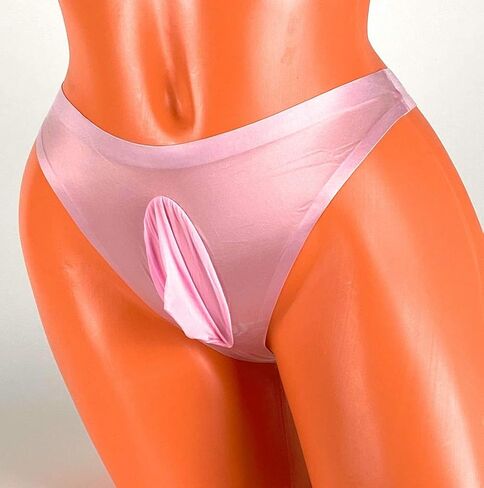 Mona's Choice Stretchy Mens Bikini Briefs with Ice Silk Pouch or Sheath/Mens Panties (US, Alpha, One Size, Regular, Regular, 1, White Pouch) in Kuwait