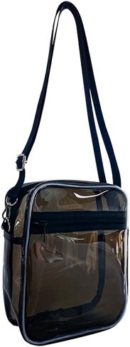 ONEART Clear Crossbody Purse Bag Large TPU Clear Bag with Adjustable Shoulder Strap, for Concerts Sports Events Festivals in Saudi Arabia
