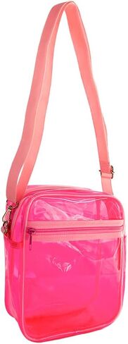 ONEART Clear Crossbody Purse Bag Large TPU Clear Bag with Adjustable Shoulder Strap, for Concerts Sports Events Festivals in Saudi Arabia