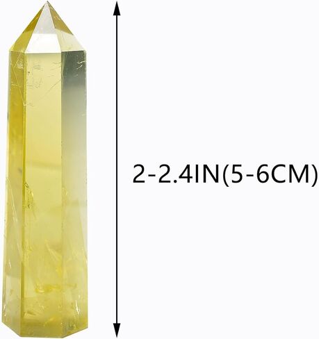 1PCS حلم جمشت بلورات الشفاء أبراج / 1.96-2.36 "الطبيعية الريكي الطاقة عصا الحجر 6 الأوجه شقرا الكوارتز الكريستال الريكي التأمل العلاج الديكور الهدايا in Kuwait