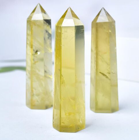 1PCS حلم جمشت بلورات الشفاء أبراج / 1.96-2.36 "الطبيعية الريكي الطاقة عصا الحجر 6 الأوجه شقرا الكوارتز الكريستال الريكي التأمل العلاج الديكور الهدايا in Kuwait