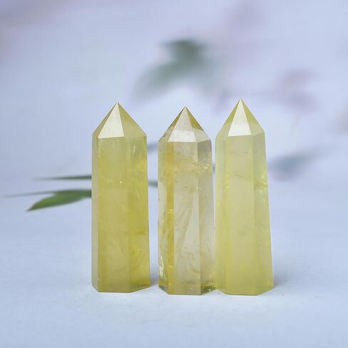 1PCS حلم جمشت بلورات الشفاء أبراج / 1.96-2.36 "الطبيعية الريكي الطاقة عصا الحجر 6 الأوجه شقرا الكوارتز الكريستال الريكي التأمل العلاج الديكور الهدايا in Kuwait