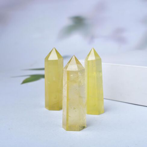 1PCS حلم جمشت بلورات الشفاء أبراج / 1.96-2.36 "الطبيعية الريكي الطاقة عصا الحجر 6 الأوجه شقرا الكوارتز الكريستال الريكي التأمل العلاج الديكور الهدايا in Kuwait