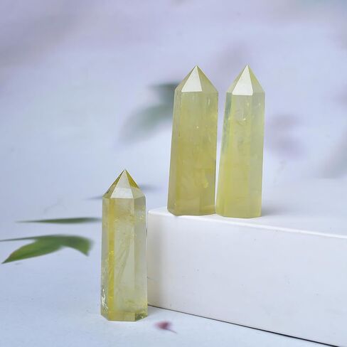 1PCS حلم جمشت بلورات الشفاء أبراج / 1.96-2.36 "الطبيعية الريكي الطاقة عصا الحجر 6 الأوجه شقرا الكوارتز الكريستال الريكي التأمل العلاج الديكور الهدايا in Kuwait