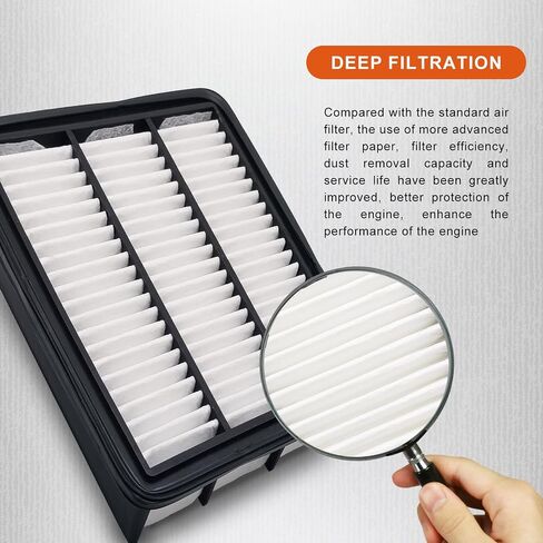 Engine Air Filter JH99516, Replace PAH9-13-3A0A, PAJ-13-3A0A, PAJ8-13-3A0A, Fits 2020-2023 Mazda CX-30, 2019-2023 Mazda3, 2019-2023 Mazda 3 Sport, 2023 Mazda CX-50 in Kuwait
