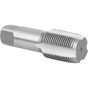 Yctze Silver HighSpeed Steel Thread Repair Machine Tap, 3/4In Hand Tapping Maintenance Tool for NPT Pipe and Thread