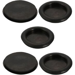 uxcell 5pcs Wire Protective Grommets Black Rubber 40mm Dia Single Side Grommets