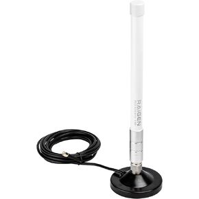 LoRa Fiberglass Antenna & Magnetic Base, SMA Male Connector 6.5ft Raigen-200 Cable for 915Mhz Helium Hotspot Miner for MNTD, Nebra, RAK V2, Bobcat, Syncrob, and Sensecap (5.8 dbi)