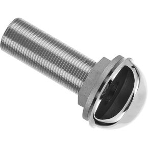 KIMISS Hose Barb, 1in Dia Straight Marine Hose Barb Fitting Drain Pipe Thru Hull Connector for Boat/Yacht/Truck/Car/Apartment/RV