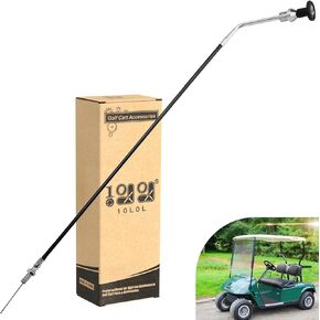 10L0L 25-1/2" 25693-G04 Choke Control Cable for EZGO TXT Medalist 1994-up Gas Golf Cart, Replace OEM 25693G04