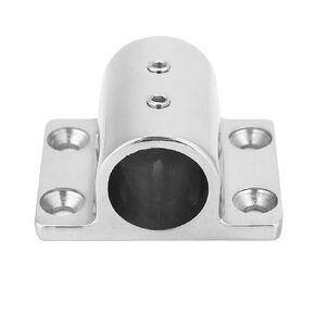Marine Pipe Base Stainless Steel Rectangular Boat Tube/Pipe Base Hand Rail Fittings Base Fit for 0.9in/ 1in Boat Parts for Boat Ship Yacht(25mm),Reducers and Posts