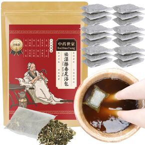 Herbal Foot Soak Wormwood Foot Bath 400g (20pcs*20g) Foot Bath Pack Dampness Relief Herbal Foot Bath Pack 祛湿足浴包 中药足浴包