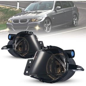 Fog Lights Lamps for BMW 3 Series (323i 325i 325xi 328i xdrive 330xi 335d 335i 328xi 335xi 330i Sedan E90 / Wagon E91), (w/o Sport Package) 2006 2007 2008 2009, 1 Pair (Yellow lens)