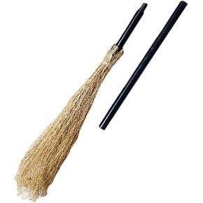 Masquerade Witch Broom Decoration Witch Broomtick Prop Halloween Decorative Prop Halloween Cosplay Supply Halloween Prop Broom Witch Costume Party Cosplay Prop Broom Models
