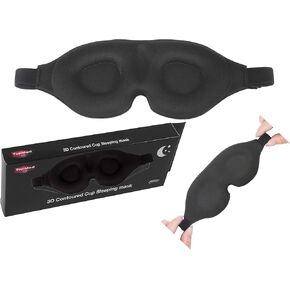 TOPMED ETS Sleep Eye Mask for Men Women, 3D Contoured Cup Sleeping mask