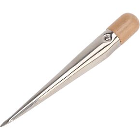 Boat Rope Splicing Spike FID with Wood Handle,Marine Rope Splicing Spike 304 Stainless Steel Pom Plastic Handle Maintenance Tool for Boats Yachts