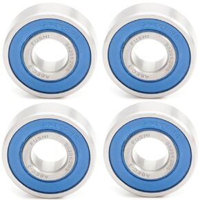 S6201RS Bearing 12x32x10mm 440C Stainless Steel S6201-2RS Stainless Steel Ball Bearings ABEC-3 Rubber Sealed Pick of 4PC