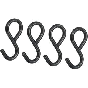 MECCANIXITY Ratchet Strap S Hook Load 1102 Lbs 70mm Length for 1" Tie Down Strap Webbing Car Truck Trailer Pack of 4