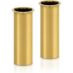 OwnMy Boat Drain Plug Boat Drain Tube 1 Inch and 1 1/4 Inch Brass Drain Tube for Boats, Boat Drain Tube Plug Kit Livewell Overflow Drain Tubes for Boat Water Marine Transom Splashwell Installation