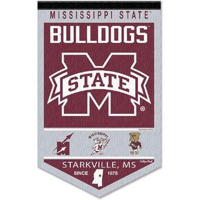 College Flags & Banners Co. Mississippi State Bulldogs Heritage History Banner Pennant