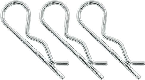 Uenhoy 6 Pcs Cotter Pins M3.5x75mm Heavy Duty R-Clips for Hitch Pin Lock System Trailer Tractor Mower, Hitch Pins Clips Spring Clip Hair Pins Spring Fastener in Saudi Arabia