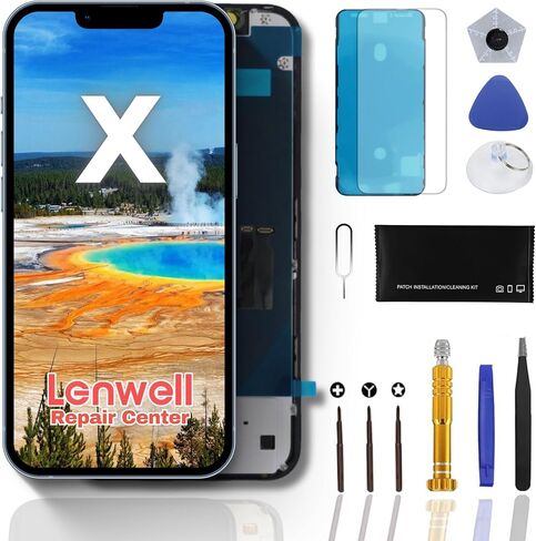 لاستبدال شاشة iPhone Xs، لشاشة iPhone Xs محول رقمي لشاشة اللمس ثلاثية الأبعاد شاشة LCD 5.8 بوصة مع مجموعة أدوات كاملة وواقي زجاجي مقوى للطراز A1920 A2097 A2098 A2099 A2100 in Saudi Arabia