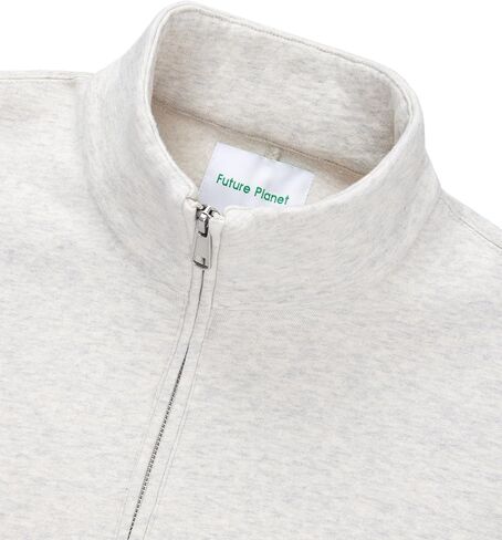 Future Planet Womens Saturn Premium 1/4 Zip Fleece Lined Soft Cotton Pullover Sweatshirt Loose Fit in Saudi Arabia