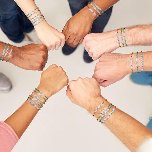 14PCS Bracelets for Women, Colorful Friendship Bracelets, Stackable Beaded Bracelets, Clay Bead Bracelets Heishi Surfer Bracelets Cute Bracelets for Concert Beach Vacaiton Gift in Saudi Arabia