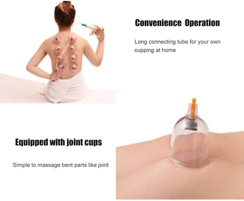 مجموعة معدات الحجامة الصينية الاحترافية 18 قطعة من أكواب شفط الفراغ مجموعة علاج شفط التدليك مجموعة الحجامة المغناطيسية الحيوية التقليدية مجموعات الحجامة in Kuwait