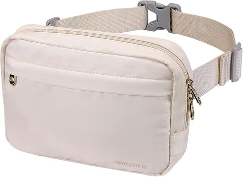 WATERFLY Small Fanny Pack Fashion Fanny Pack for Women Men Crossbody Waist Bag with Adjustable Strap for Traveling Hiking Cycling Dog Walking in Saudi Arabia