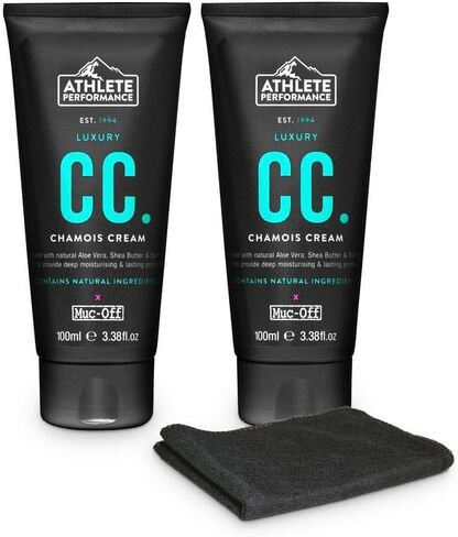 Muc-Off Luxury Chamois Cream Cycling | Anti-Chafing, Moisturizing Formula | Long-Lasting Comfort & Protection | Ideal for Cyclists, Triathletes, and Runners in Kuwait