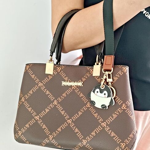 Faux Leather Hidden Airtag Holder,Cute Kawaii Protective Airtag Case Accessories with Wristlet Strap Lanyard Key Chain (Color Q) in Saudi Arabia
