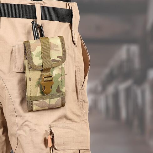 IronSeals 2 Pack Tactical Molle Pouch Compact Utility Gadget Waist Bag Phone Holster for iPhone 15 Pro/15/14 Pro/14/13 Pro/13/12 Pro/12/11 Pro Max/Xs Max/XR/X, Samsung S24/S23/S22/S21/S20/S10 in Kuwait